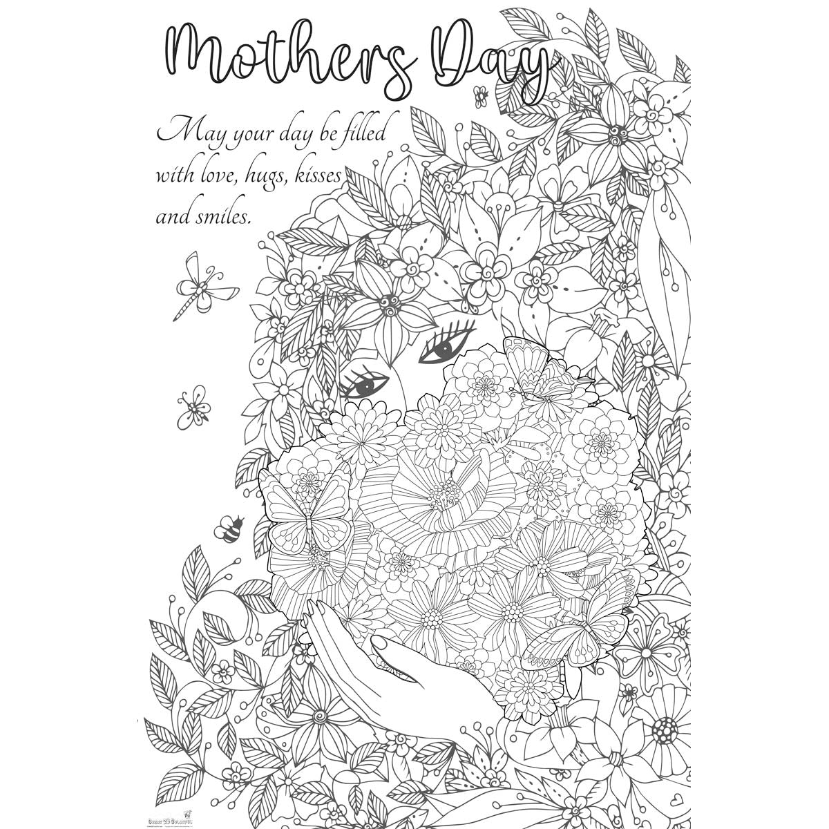Great2bColorful - "Mother's Day" Coloring Poster