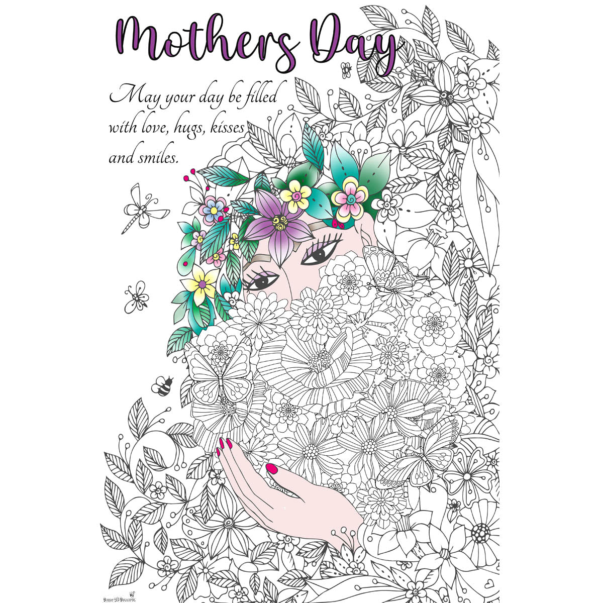 Great2bColorful - "Mother's Day" Coloring Poster