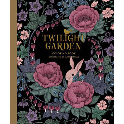 Maria Trolle 96 Page Hardcover Coloring Book - Twilight Garden