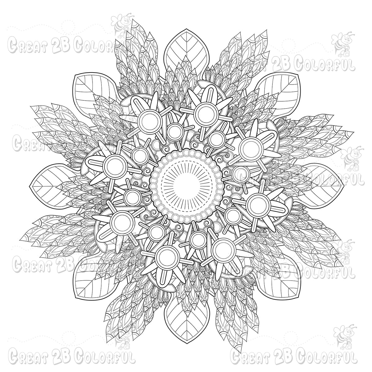 Great2bColorful Instant Downloads - 6 Holiday Coloring Pages - Series 3