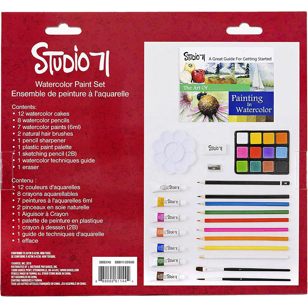 Great2bColorful Watercolor Painting Set - 34 Piece Set