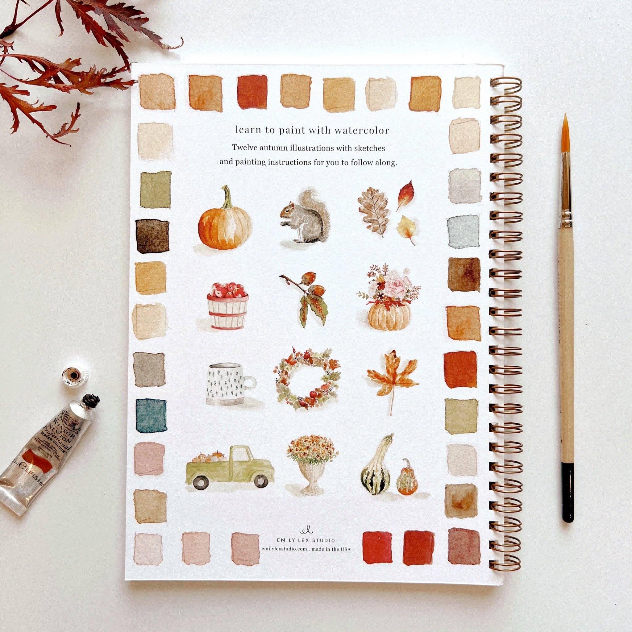 NEW 2024 Autumn Watercolor Workbook