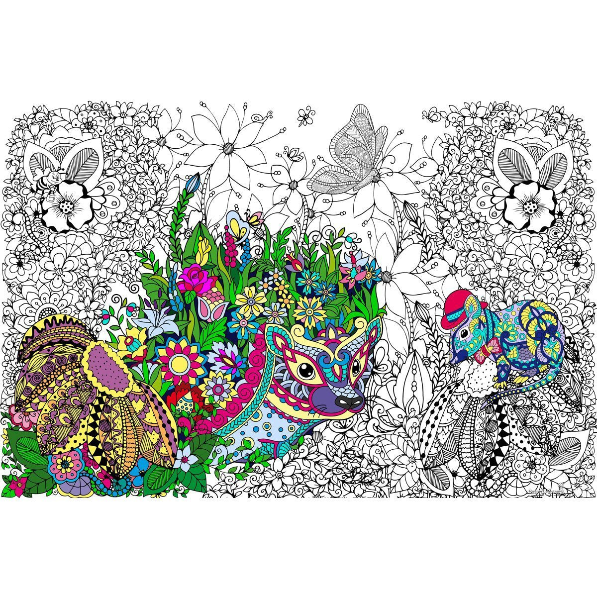 Great2bColorful - Henrietta Hedgehog Coloring Poster