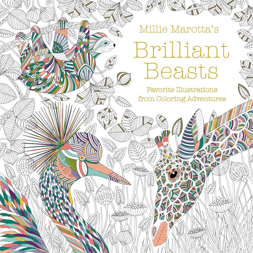 Millie Marotta's Brilliant Beasts Coloring Book
