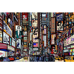 Great2bColorful -Times Square Coloring Poster