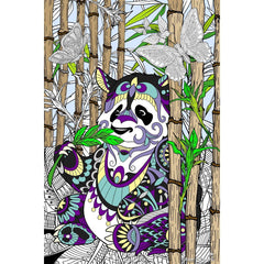 Great2bColorful - Penelope Panda Coloring Poster
