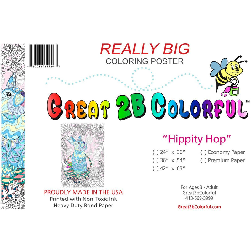Great2bColorful Coloring Posters - Hippity Hop