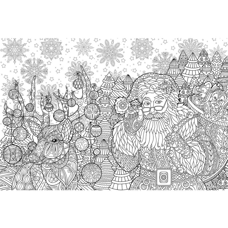 Great2bColorful Coloring Posters - North Pole