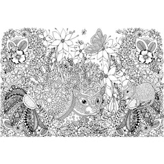 Great2bColorful - Henrietta Hedgehog Coloring Poster